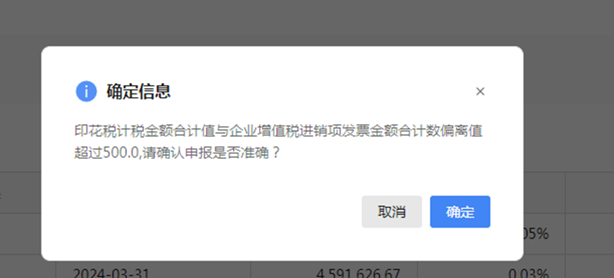 东阳畅捷通好会计：超500元就要确认！印花税计税偏离预警，企业报税时可能遇到！